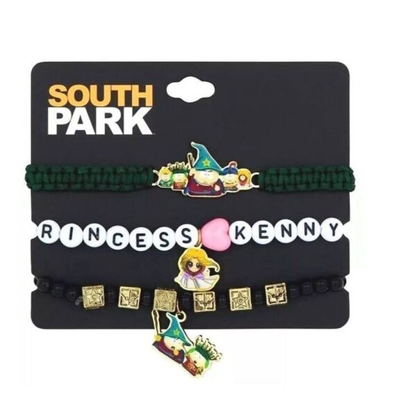 South Park Stick Of Truth Bracelet Set Cartman Kyle Stan Butters Princess Kenny - Picture 1 of 6